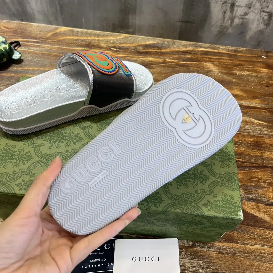 Gucci Good Game Slide Sandal Multicolor Gucci Good Game Slide Sandal Multicolor