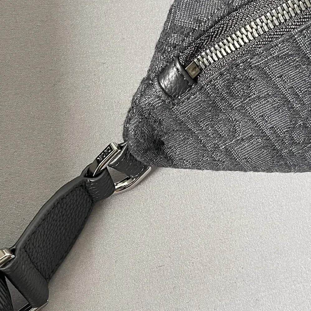 Dior Dior 8 Belt Bag Black Dior Oblique Jacquard for Men