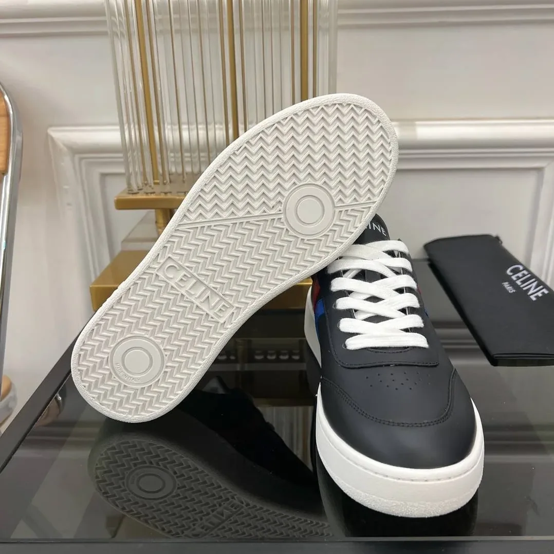 Celine Tennis Sneakers And Laminated Black Celine Tennis Sneakers And Laminated Black