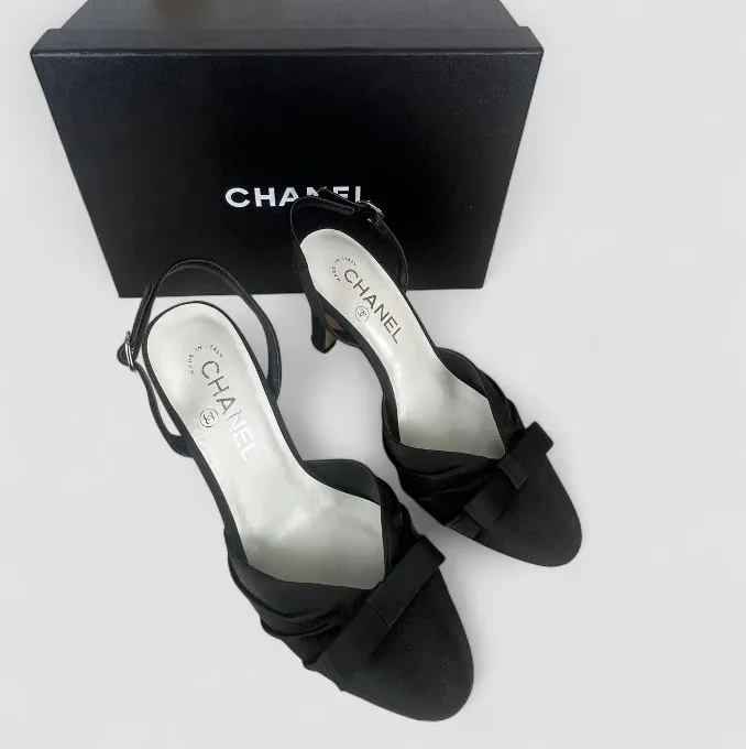 Chanel Slingbacks Black Chanel Slingbacks Black