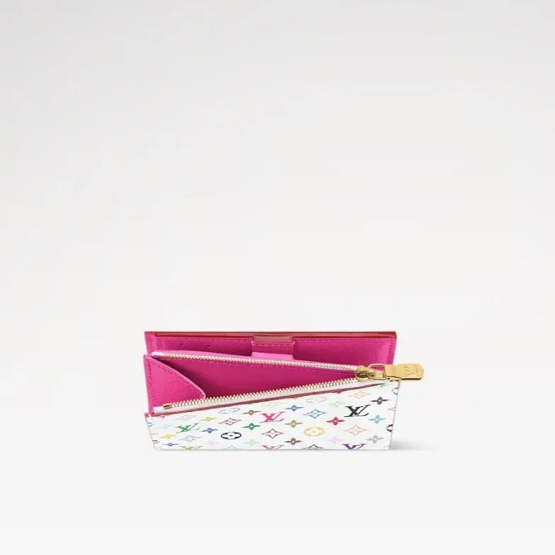 Louis Vuitton LV x TM Lisa Wallet in Multicolor Gold Hardware