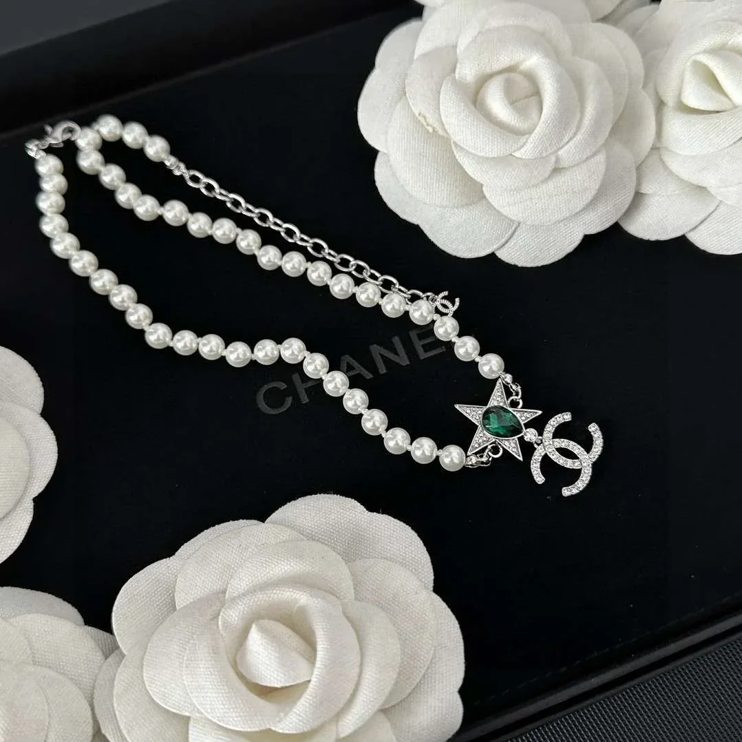 Chanel Star Necklace White Chanel Star Necklace White