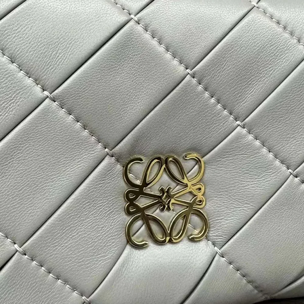Loewe Mini Puffer Goya in Pleated Shiny Nappa Lambskin for Women