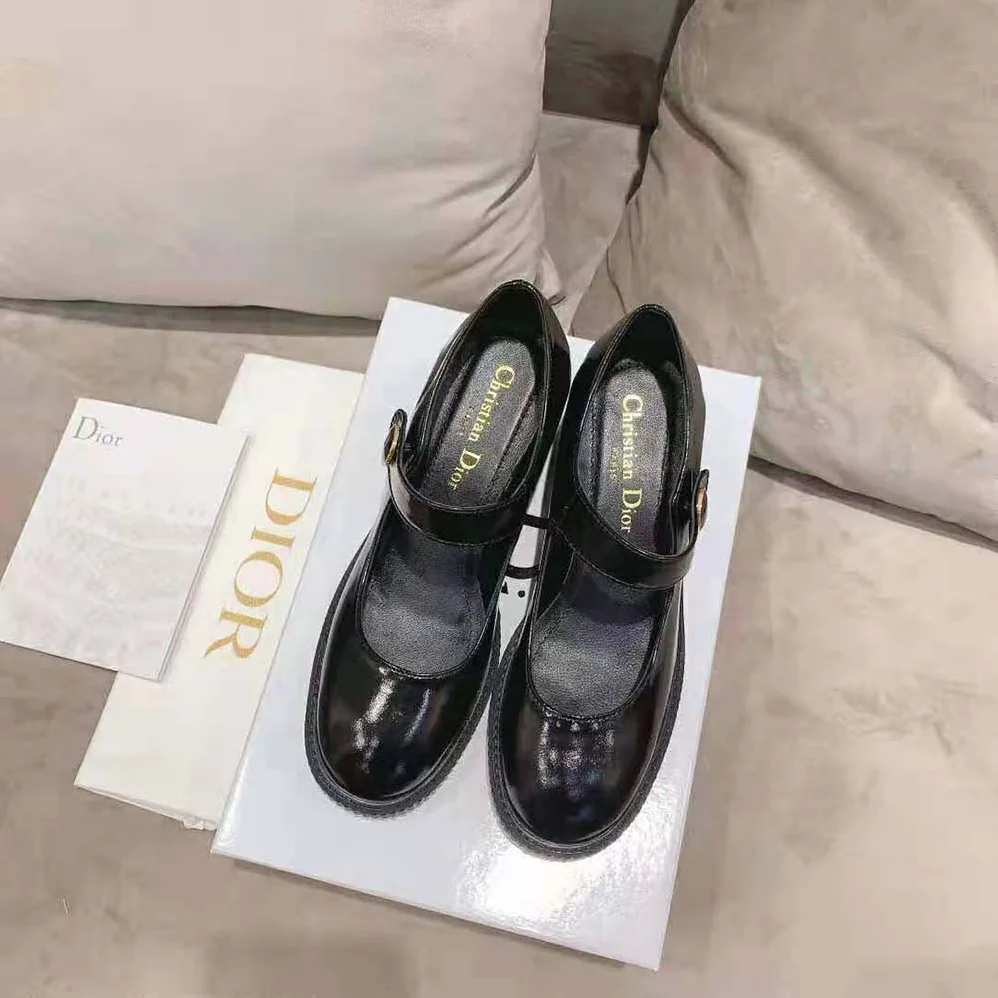 Dior D-Doll Pump Black Shiny Calfskin for Women Dior D-Doll Pump Black Shiny Calfskin for Women