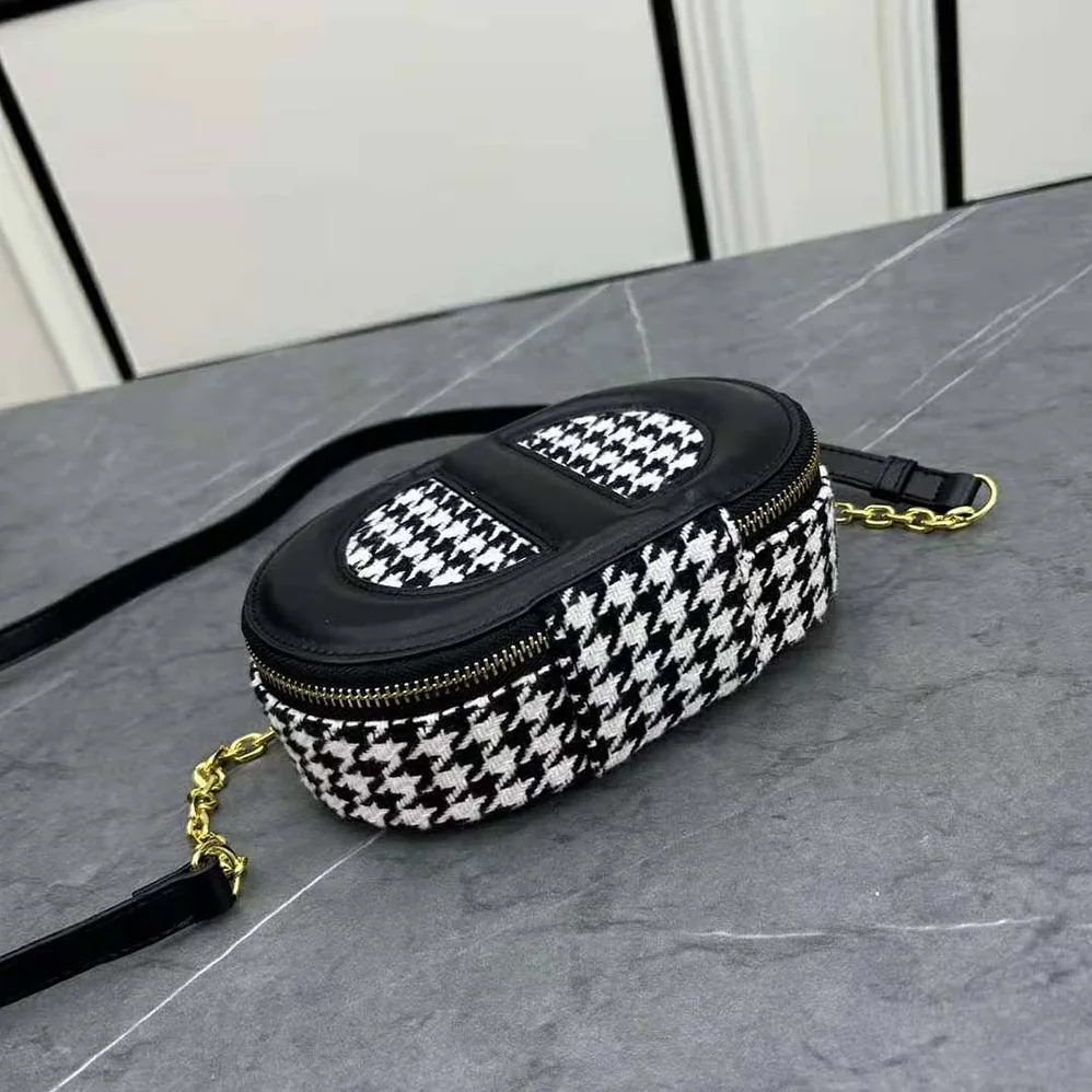 Dior CD Signature Oval Camera Bag Black CD for Women in Embossed Signature Calfskin Dior CD Signature Oval Camera Bag Black CD for Women in Embossed Signature Calfskin
