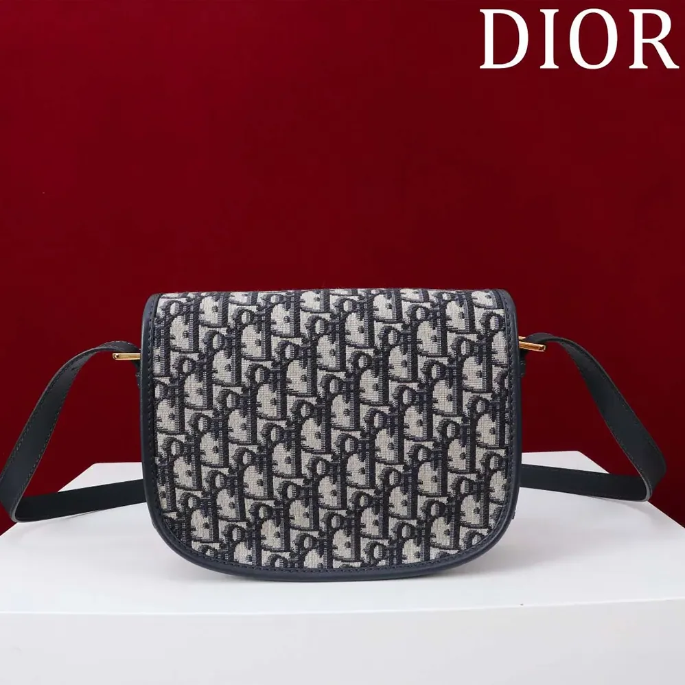 Dior Medium Dior Bobby Bag Blue Dior Oblique Jacquard for Women