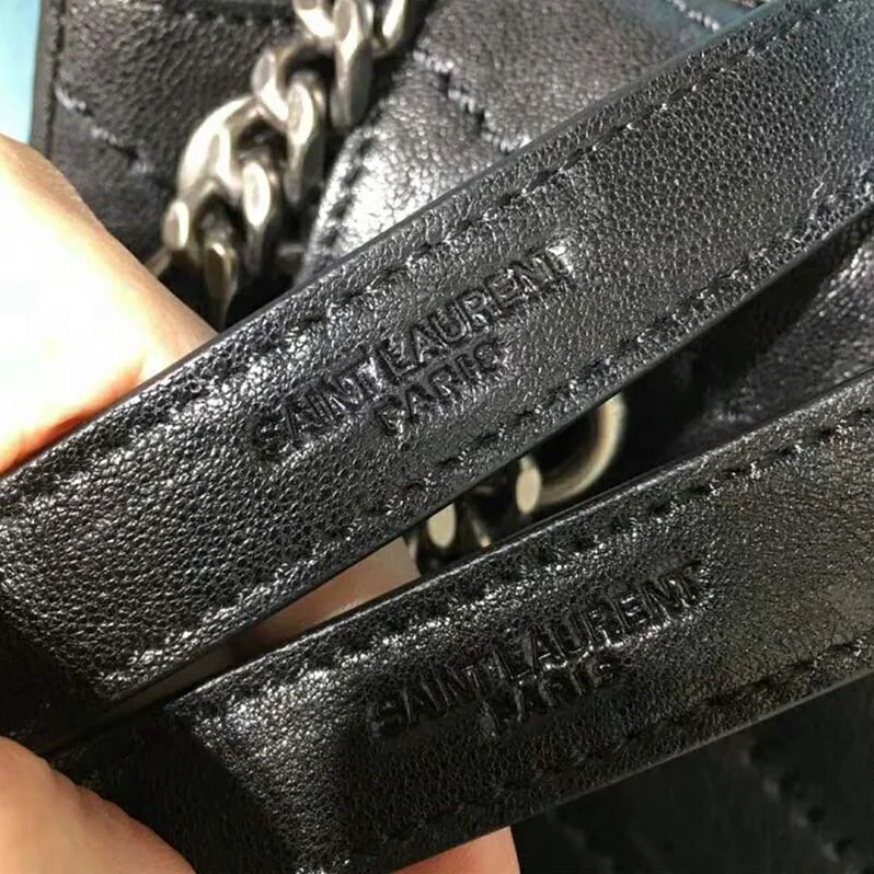 Saint Laurent YSL Medium Nolita Bag Vintage Leather for Women in Black Saint Laurent YSL Medium Nolita Bag Vintage Leather for Women in Black
