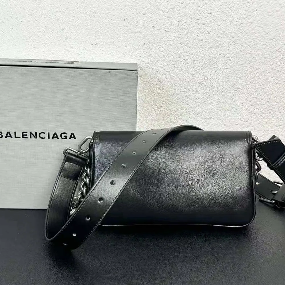 Balenciaga BB Soft Small Flap Bag in Black for Women Balenciaga BB Soft Small Flap Bag in Black for Women