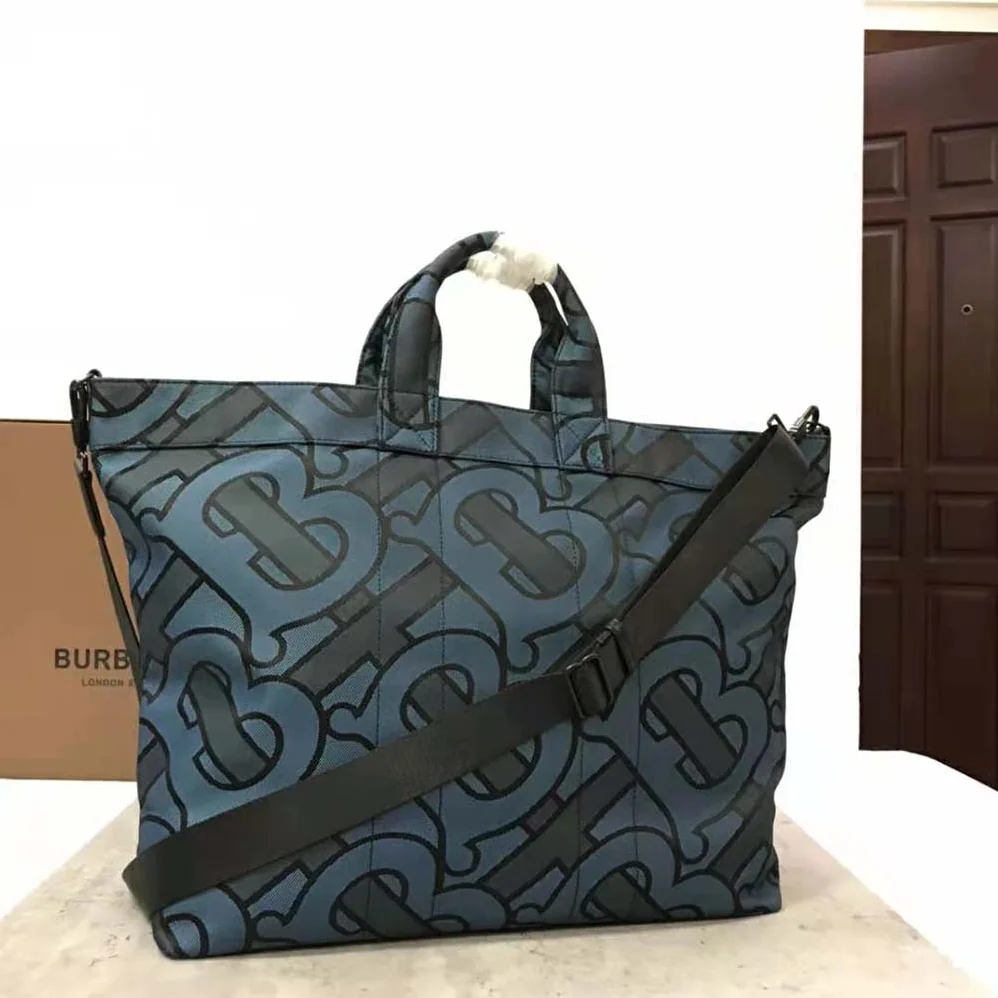 Burberry Ormond Tote with Raised Burberry Lettering for Men