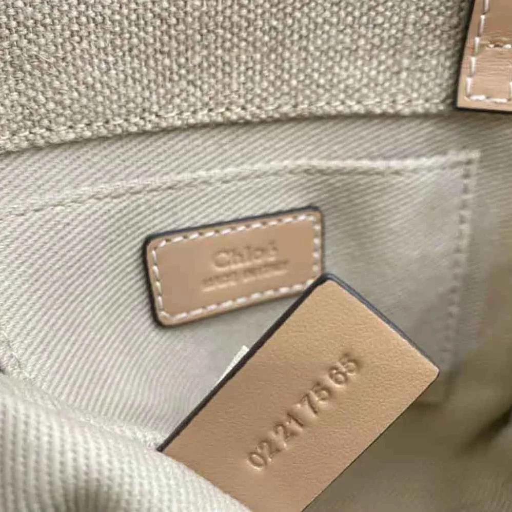 Chloe Mini Woody Tote Bag for Women in Pink