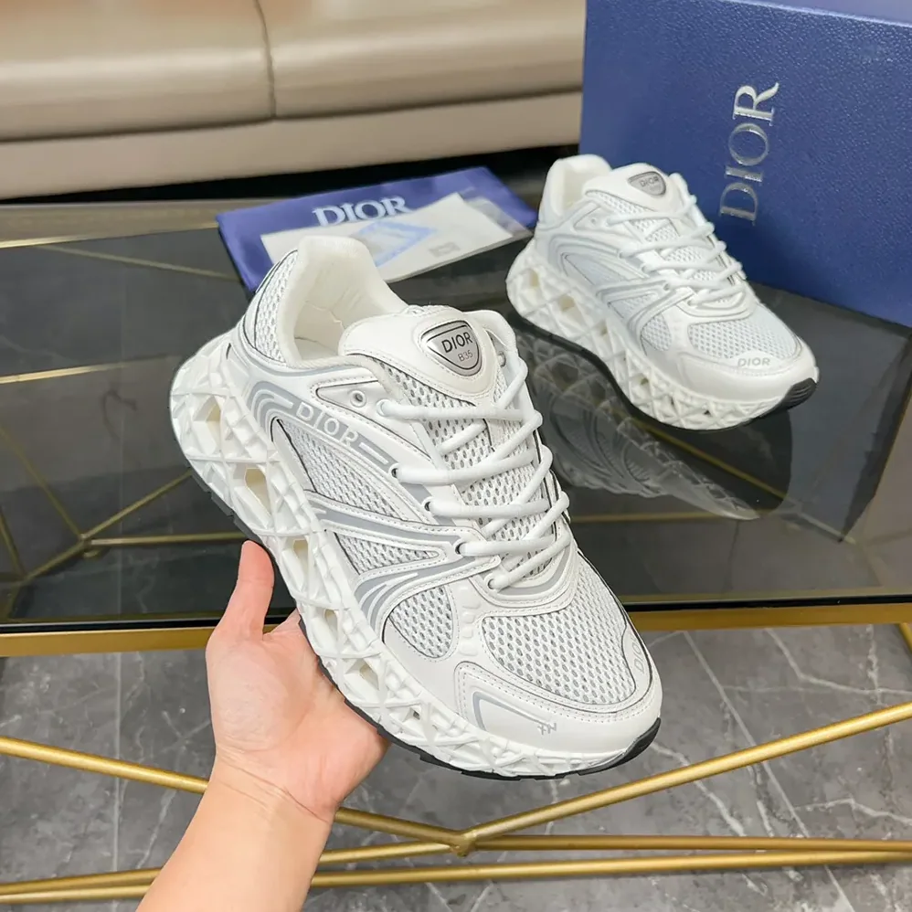 Dior B35 NXXT Sneaker White Technical Fabric and White Technical Mesh for Men