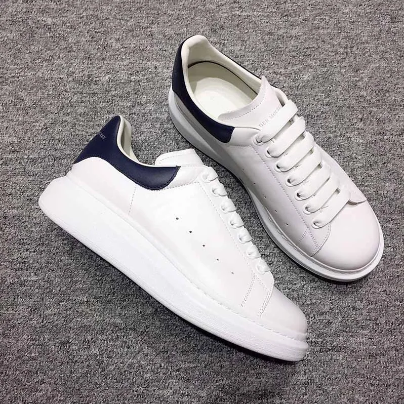 Alexander Mcqueen Oversized Sneaker Shoes for Men in Navy Blue