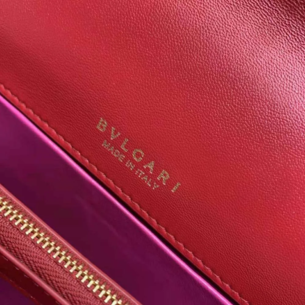 Bvlgari Serpenti Forever Crossbody Bag in Nappa Leather for Women in Red