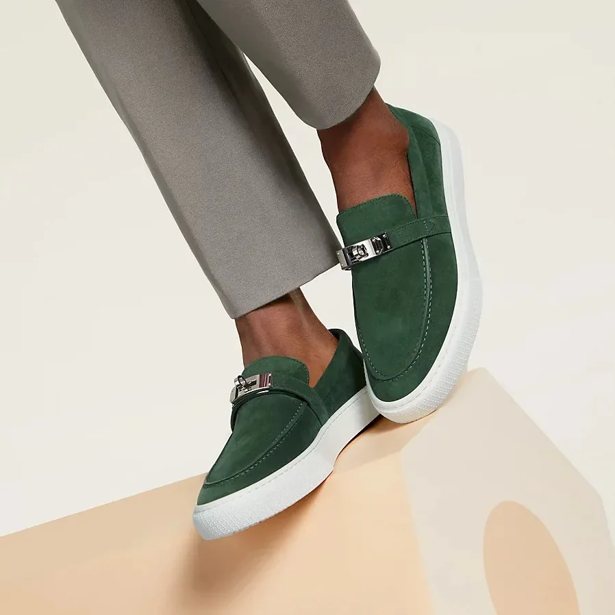 Hermes Game Slip in on Sneaker Vert Bouteille Hermes Game Slip in on Sneaker Vert Bouteille