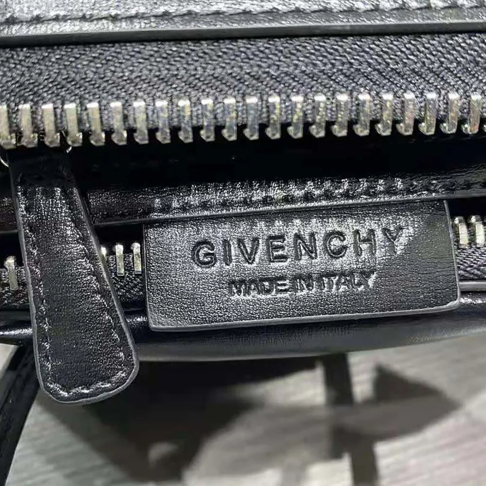 Givenchy Mini Antigona Bag in Box Leather with Chain for Women in Black