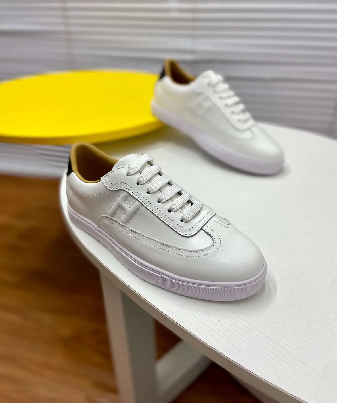 Hermes Quicker Sneaker White Hermes Quicker Sneaker White