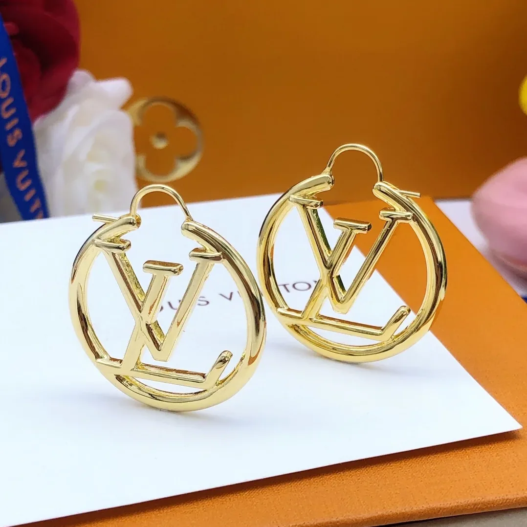 Louis Vuitton Latest Earrings Gold