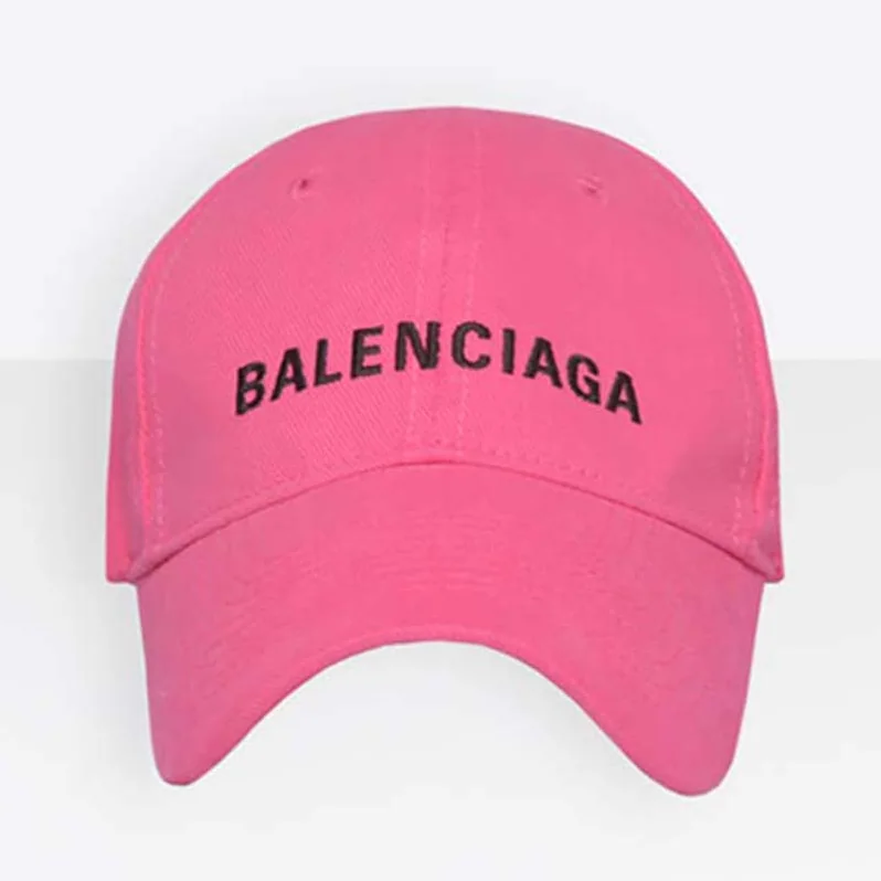 Balenciaga Classic Baseball Cap with Balenciaga Embroidered Logo for Unisex in Pink