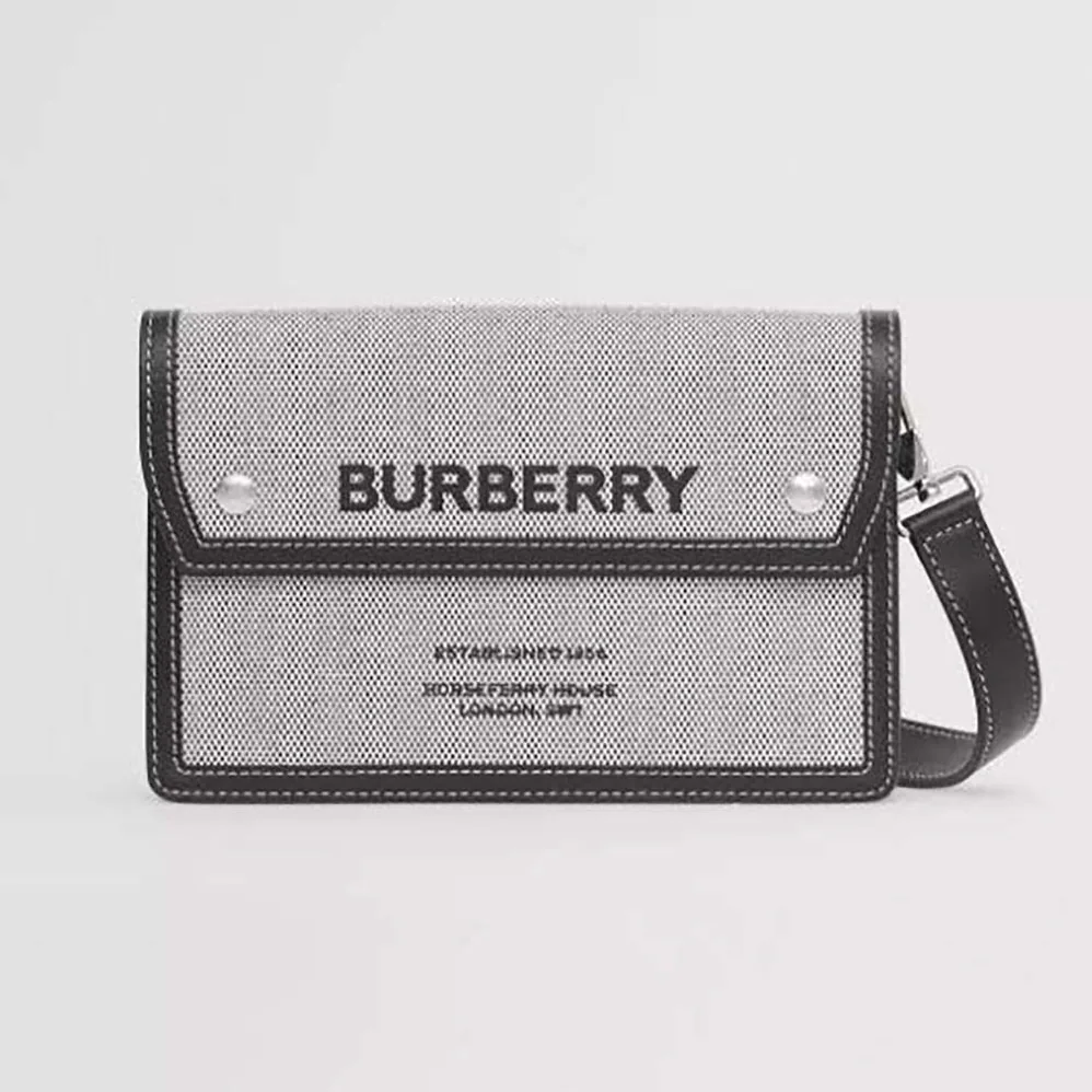 Burberry Horseferry Print Canvas and Leather Crossbody Bag for Men Burberry Horseferry Print Canvas and Leather Crossbody Bag for Men