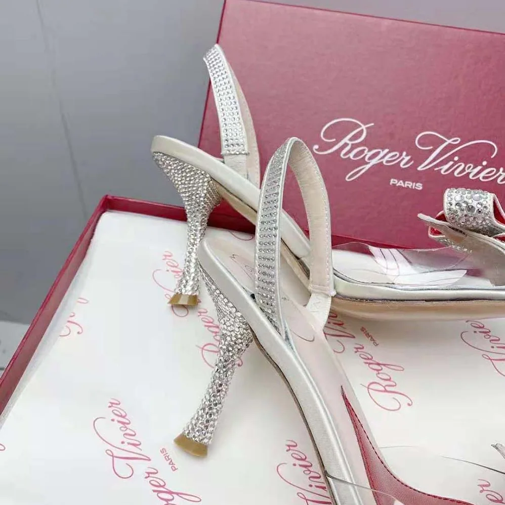 Roger Vivier I Love Vivier Bow Strass Pumps in PVC for Women