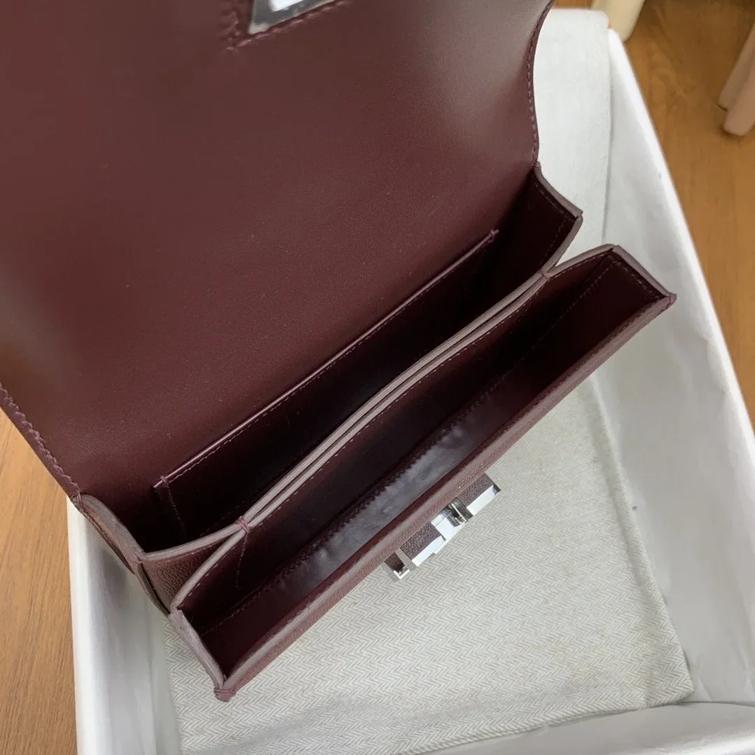 Hermes Mosaique 17 Burgundy, Silver Toned Hardware Bag Hermes Mosaique 17 Burgundy, Silver Toned Hardware Bag