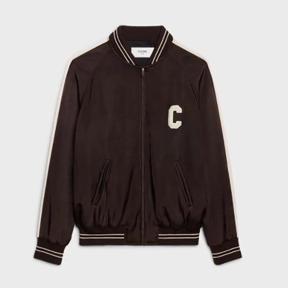 Celine Teddy Souvenir in Satin for Women in Maroon