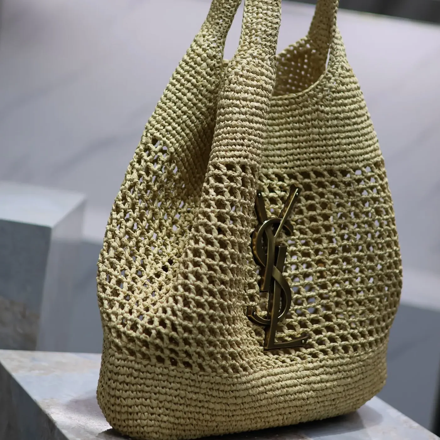 Saint Laurent YSL Icare in Raffia for Women Saint Laurent YSL Icare in Raffia for Women