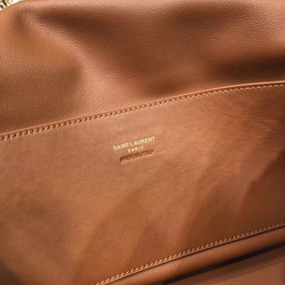Saint Laurent Kate Medium Reversible Chain Bag Brown in YSL Saint Laurent Kate Medium Reversible Chain Bag Brown in YSL