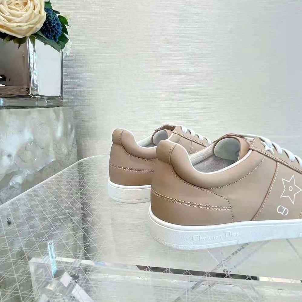 Dior Star Sneaker Nude Calfskin for Women Dior Star Sneaker Nude Calfskin for Women