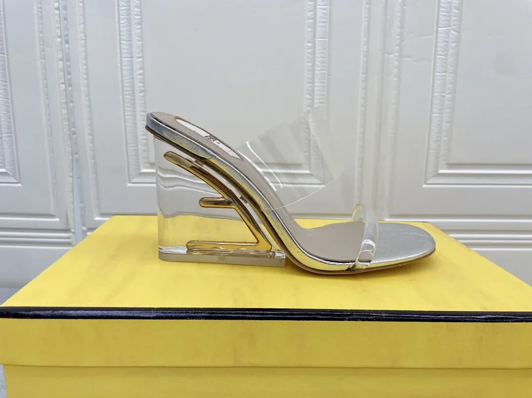 Fendi First White Transparent High in Heeled Sandals Fendi First White Transparent High in Heeled Sandals