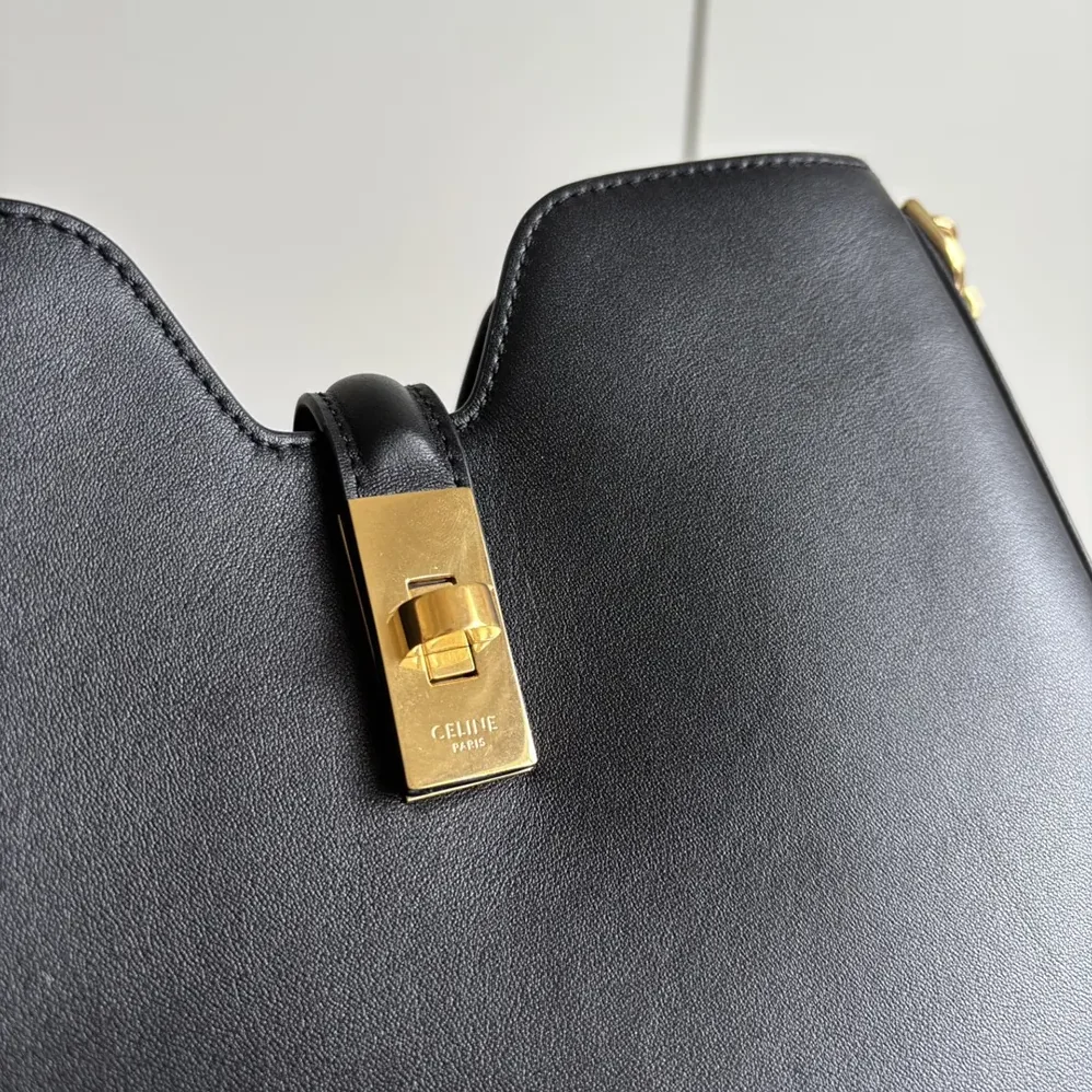 Celine Small Camille 16 Soft Bag in Smooth Calfskin for Women in Black Celine Small Camille 16 Soft Bag in Smooth Calfskin for Women in Black