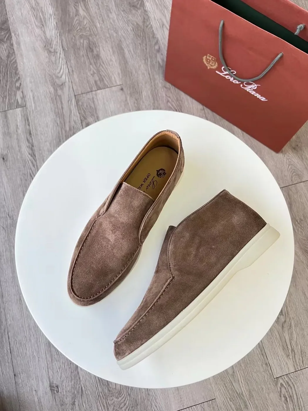 Loro Piana Open Walk Chukka Boots Grey Loro Piana Open Walk Chukka Boots Grey