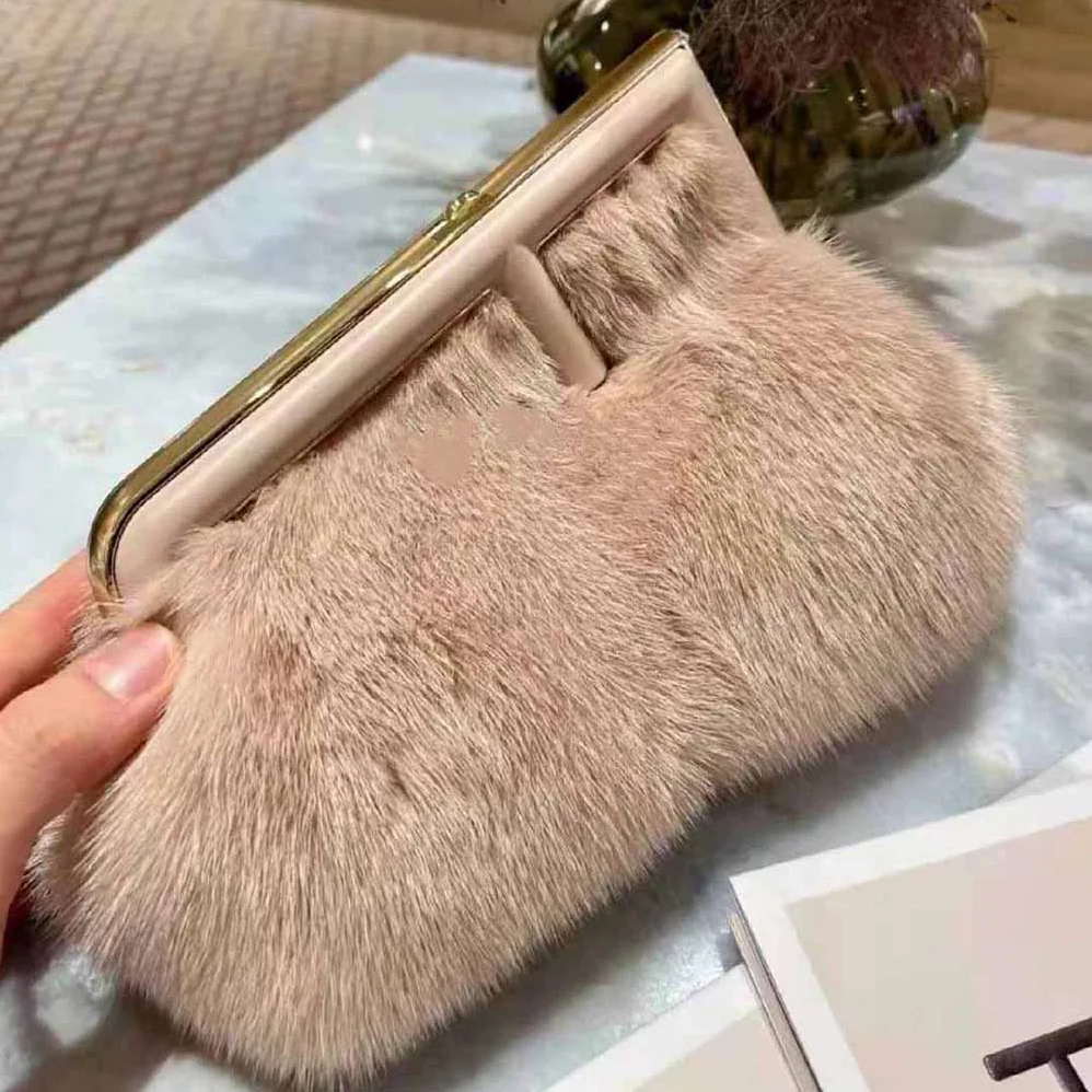Fendi First Small Pink Mink Bag for Women