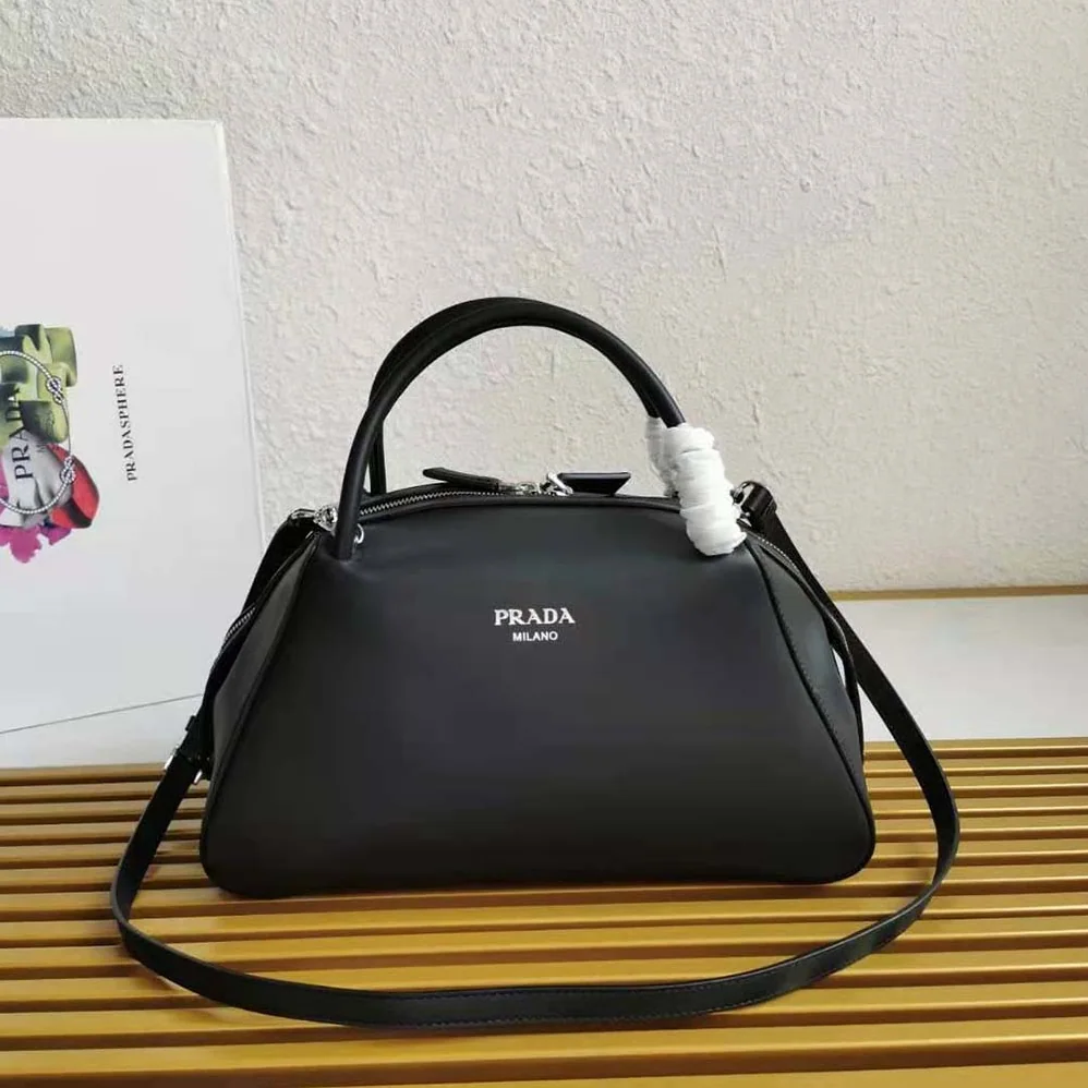 Prada Medium leather Prada Supernova Handbag for Women in Black Prada Medium leather Prada Supernova Handbag for Women in Black