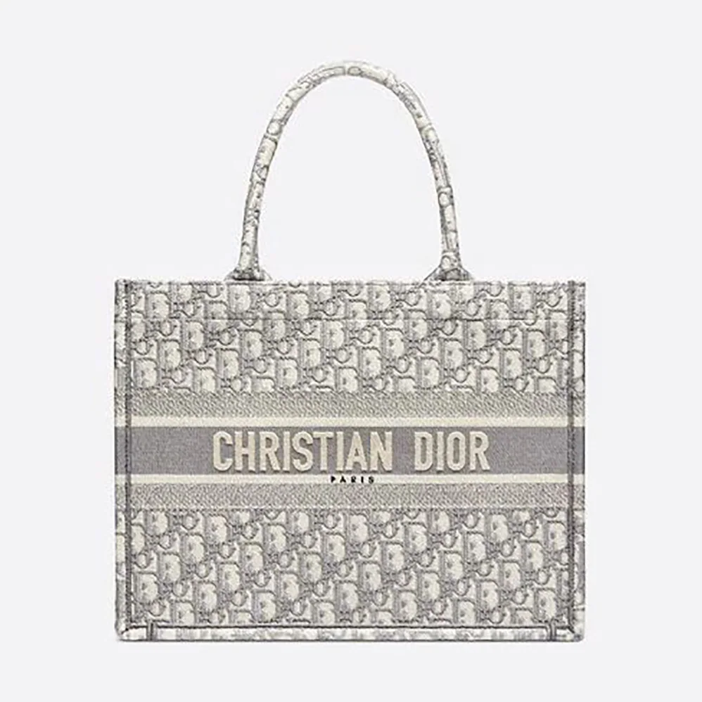 Dior Small Dior Bbook Tote for Women in Silver