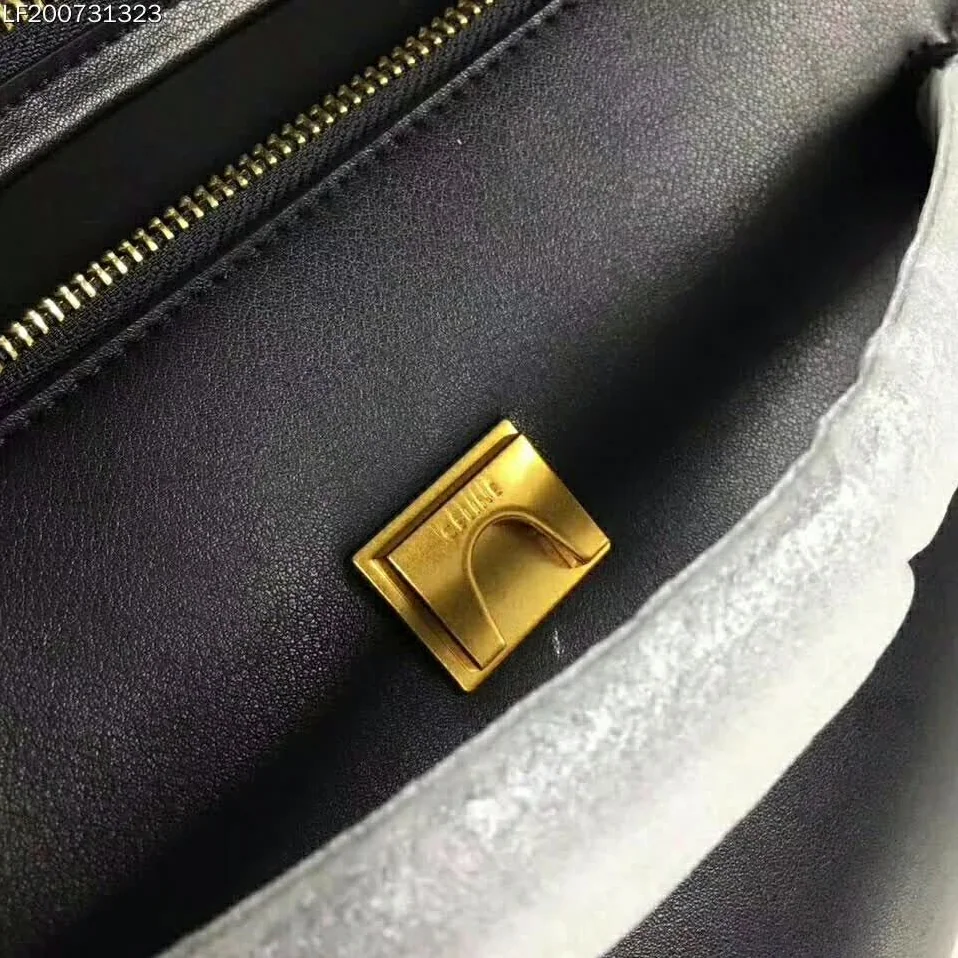 Celine Small Belt Bag in Smooth Calfskin Leather in Black