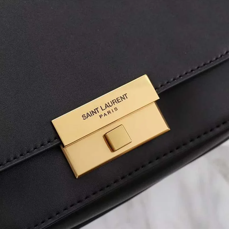 Saint Laurent YSL Betty Satchel in Smooth Leather for Women in Black Saint Laurent YSL Betty Satchel in Smooth Leather for Women in Black