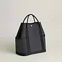 Hermes Garden Party Pockets Vertical Bag Carbon Noir /