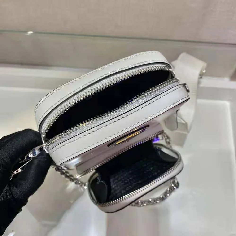 Prada Saffiano Leather Mini Bag for Women in White