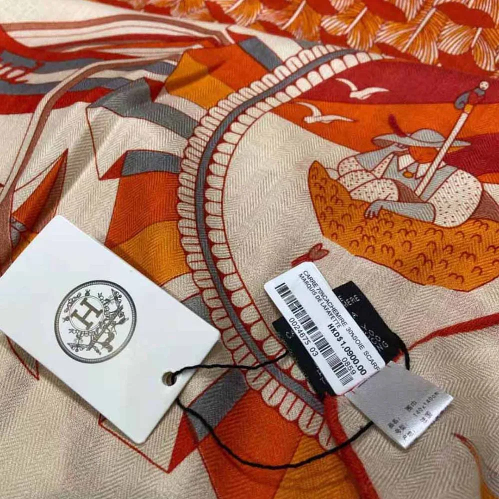 Hermes L'ombrelle Magique Shawl 140 for Women Hermes L'ombrelle Magique Shawl 140 for Women