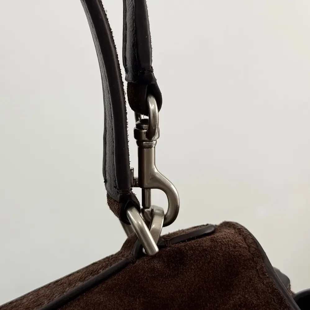 Balenciaga Rodeo Handbag Small In Light Espresso Waxed Suede Calfskin and Smooth Calfskin for Women Balenciaga Rodeo Handbag Small In Light Espresso Waxed Suede Calfskin and Smooth Calfskin for Women