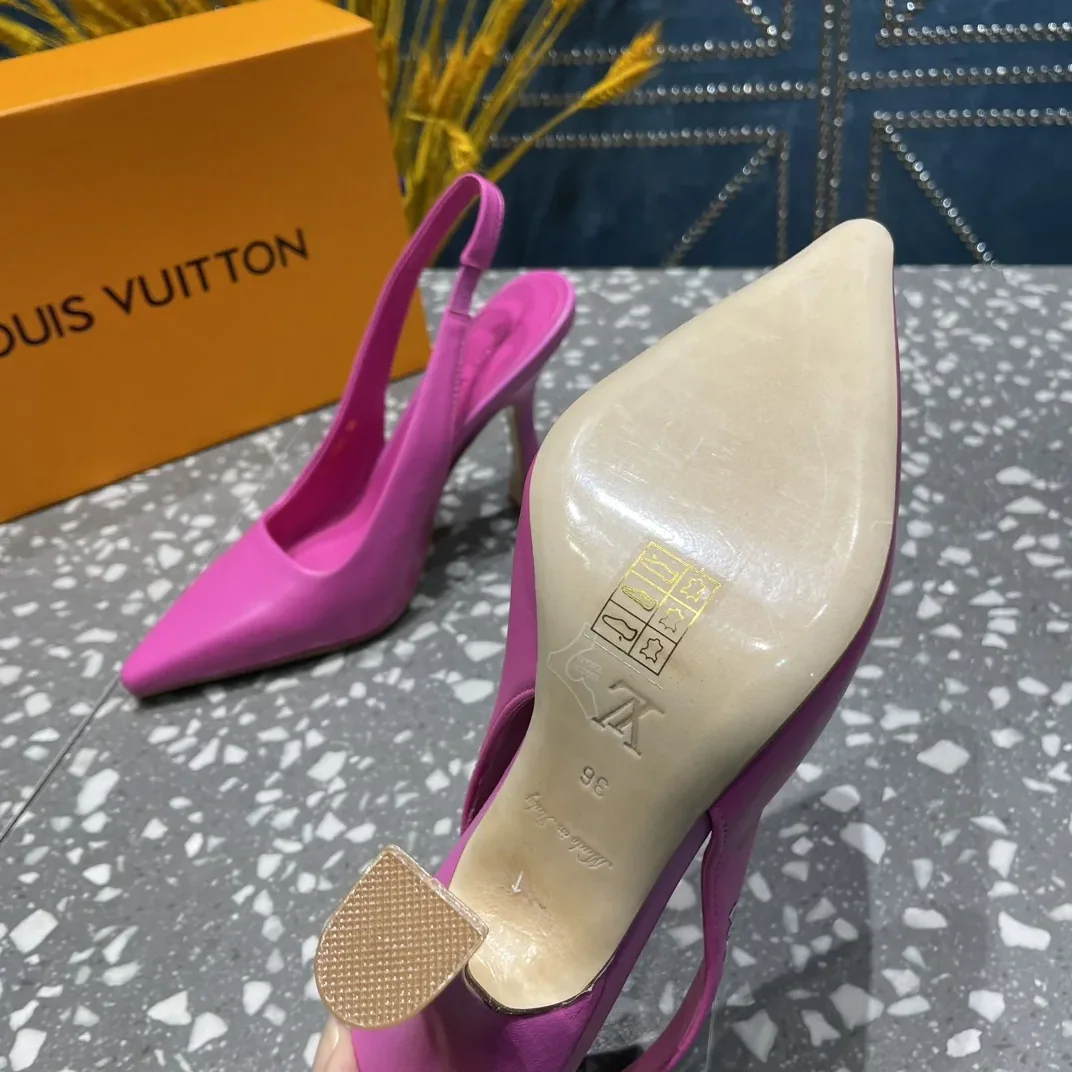 Louis Vuitton Sparkle Slingback Pump Pink Louis Vuitton Sparkle Slingback Pump Pink