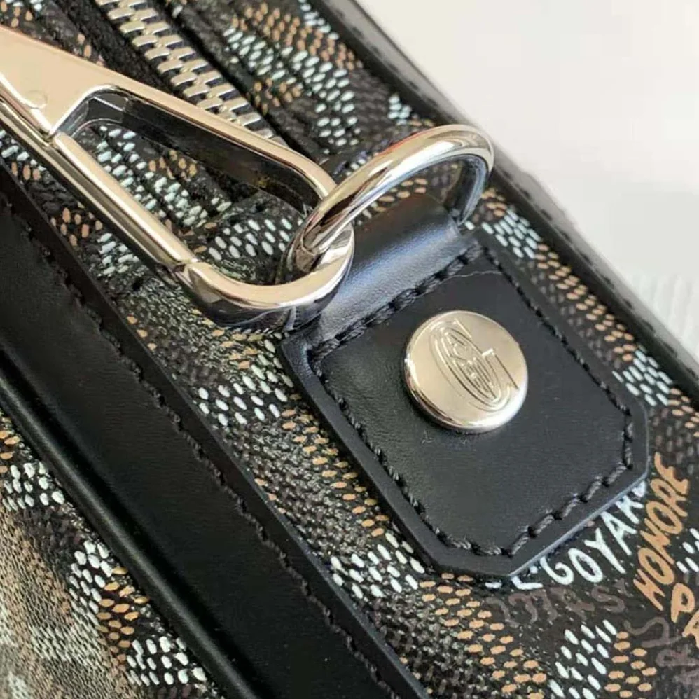 Goyard Ambassade MM Document Case for Women in Black