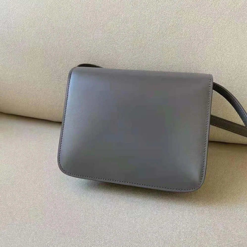 Celine Teen Classic Bag in Box Calfskin for Women in Silver Celine Teen Classic Bag in Box Calfskin for Women in Silver