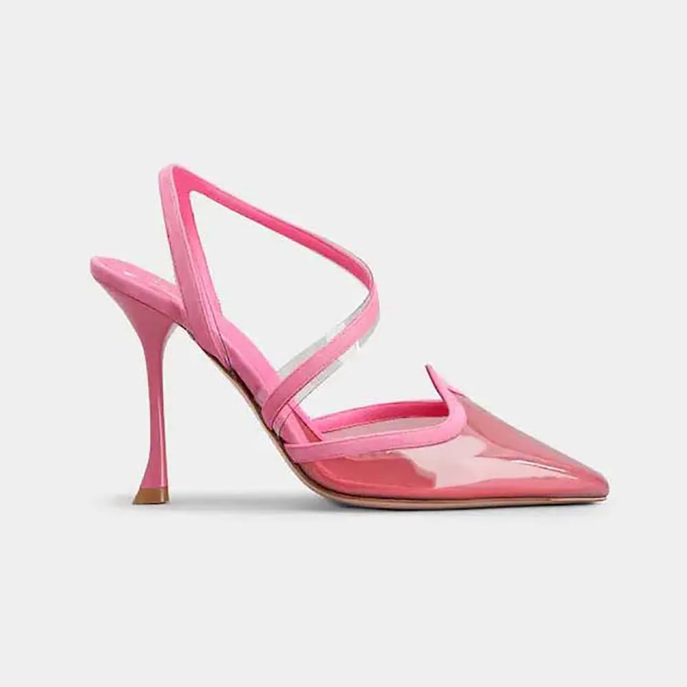 Roger Vivier I Love Vivier Slingback Pumps in PVC for Women in Pink