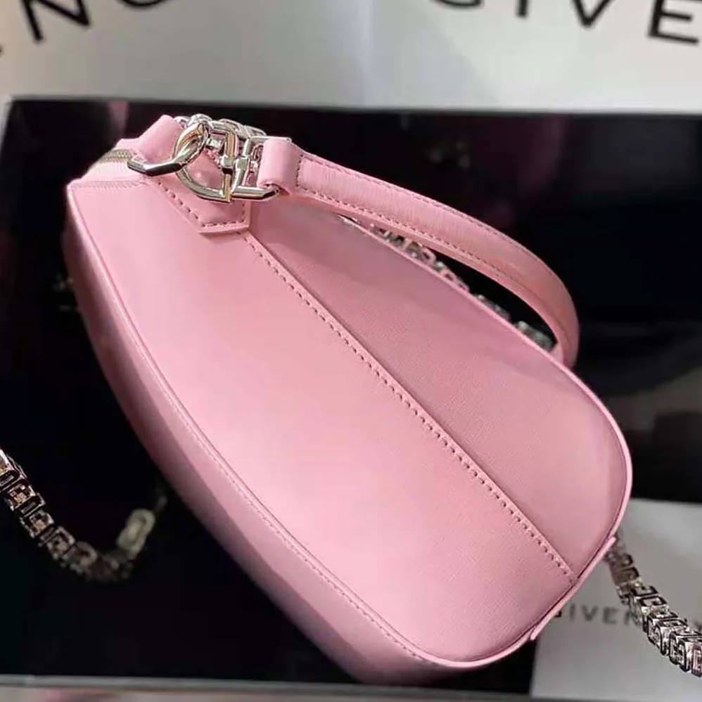 Givenchy Mini Antigona Vertical Bag in Box Leather for Women in Pink