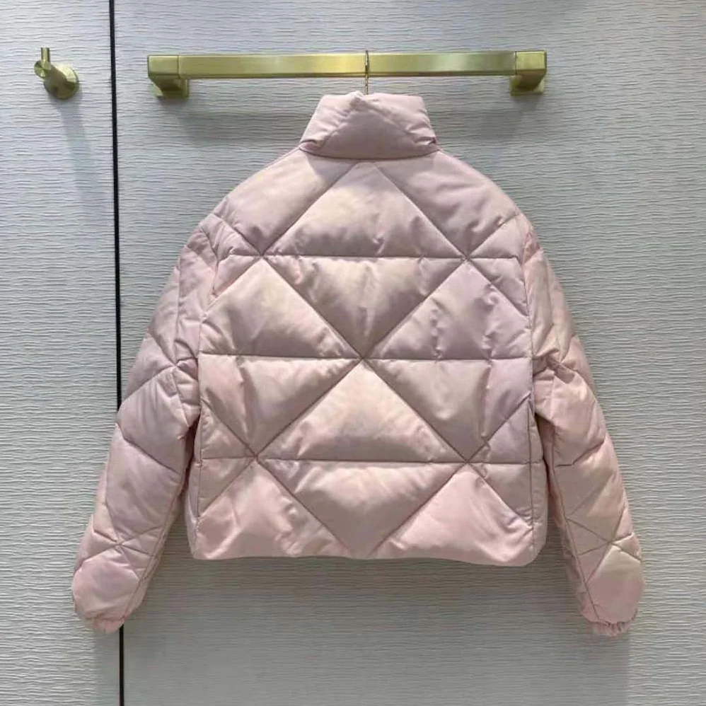 Prada Re-Nylon Gabardine Cropped Down Jacket for Women