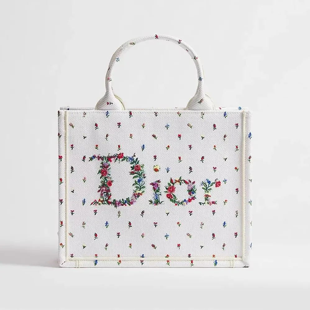 Dior Dioramour Small Dior Book Tote with Strap for Women Dior Dioramour Small Dior Book Tote with Strap for Women