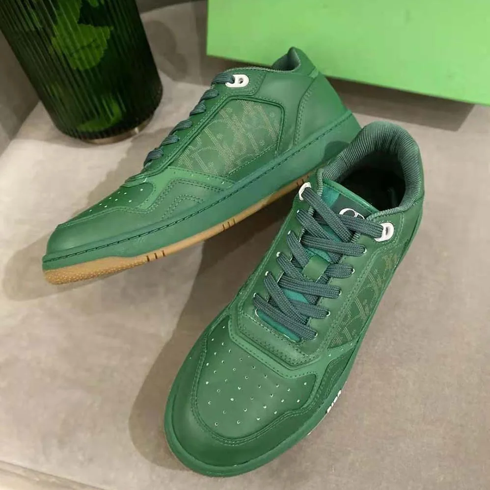 Dior World Tour B27 Low-Top Sneaker for Men in Green Dior World Tour B27 Low-Top Sneaker for Men in Green