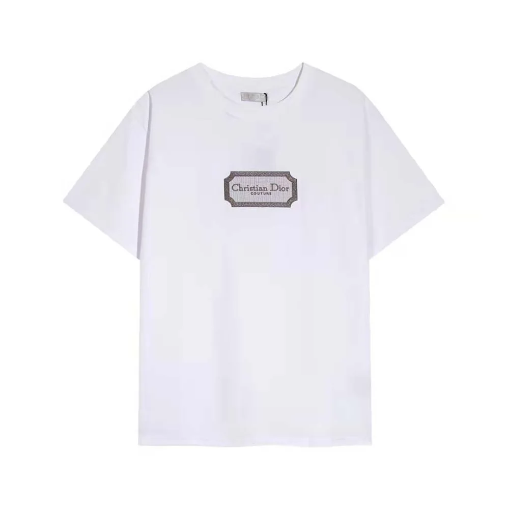 Dior Christian Dior Couture Relaxed-fit T for Men in shirt White Cotton Jersey